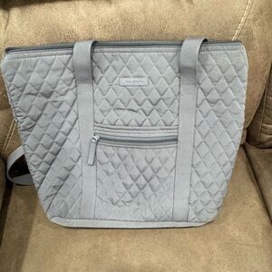Vera Bradley Quilted Gray Tote